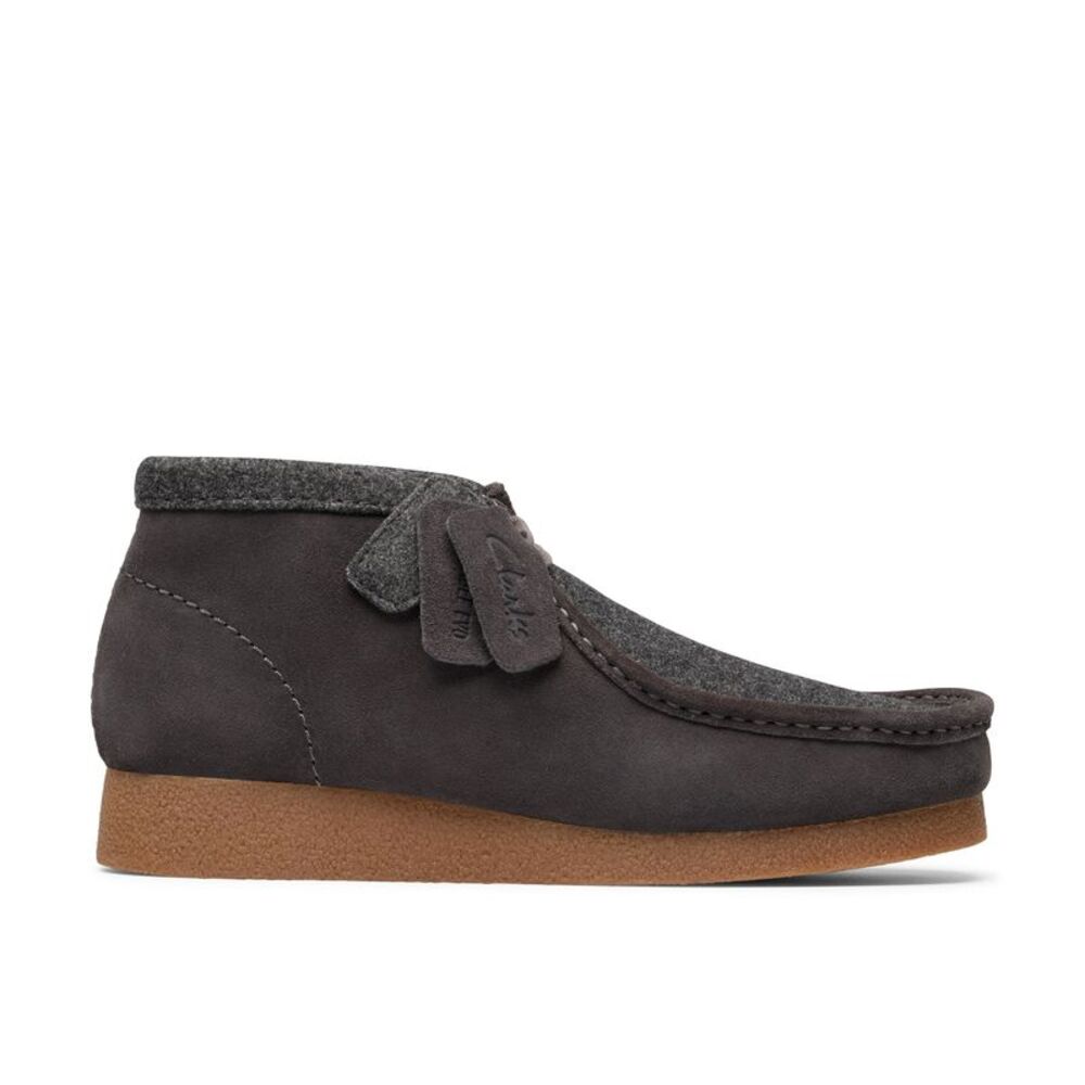 Clarks Mens Wallabee EVO Boot Gray Boots (NWT)